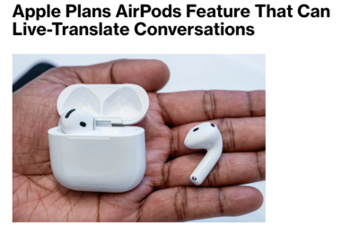 翻譯徹底失業(yè)!蘋果AirPods耳機(jī)將能實(shí)時(shí)翻譯,不會(huì)英語也能與老外對噴